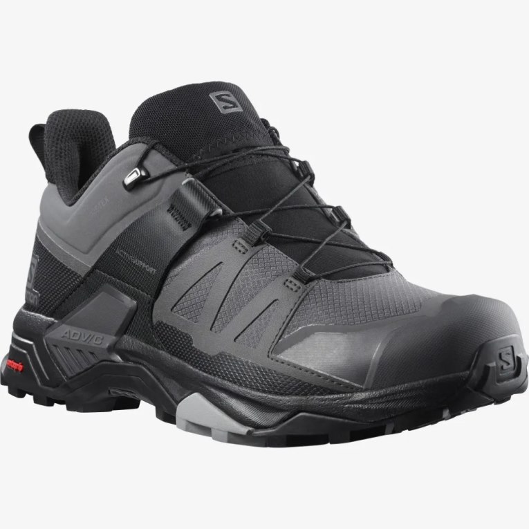 Tênis De Caminhada Salomon X Ultra 4 GTX Masculino Cinzentas Pretas | PT O90264